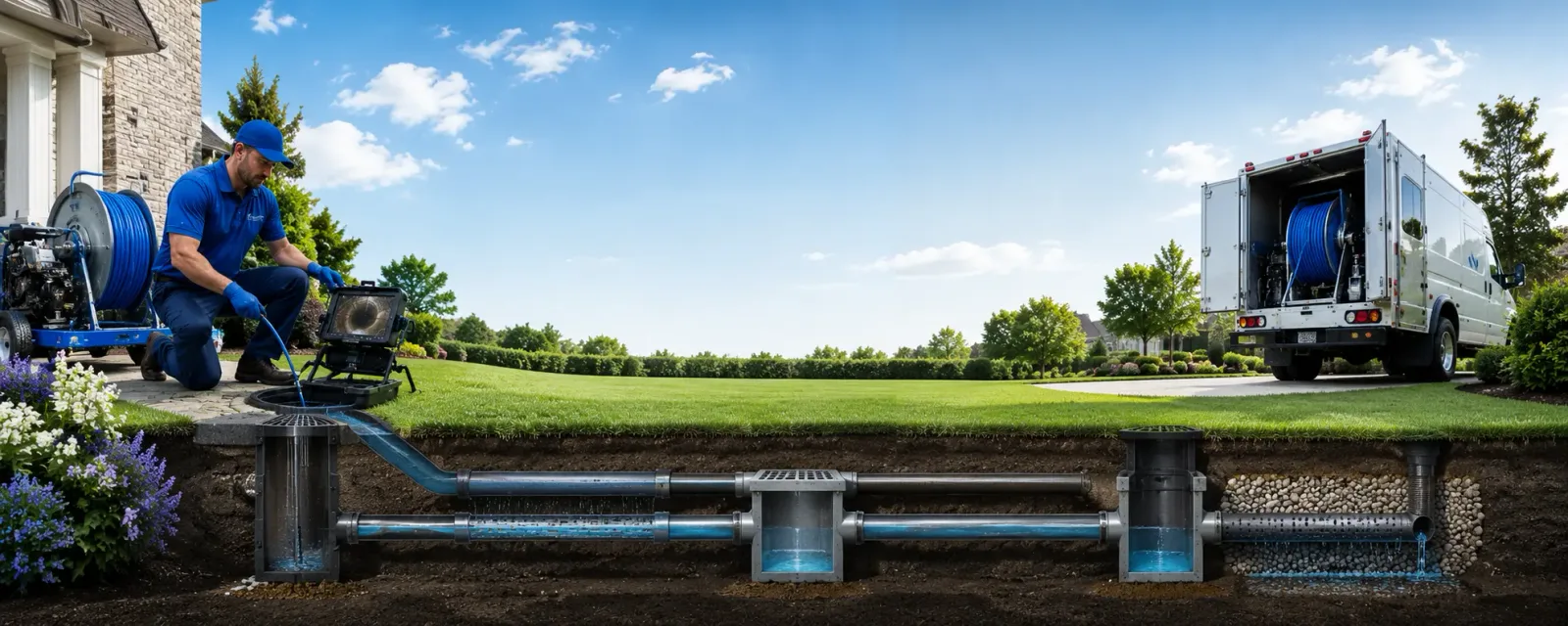 Outdoor drain cleaning information for Hermleigh, TX